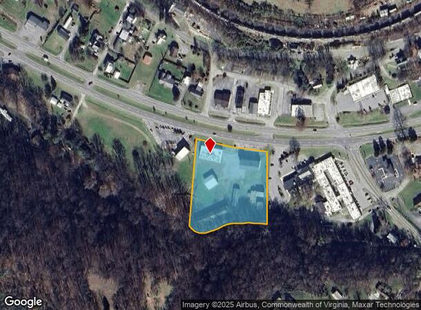  6905 Roanoke Rd, Shawsville, VA Parcel Map