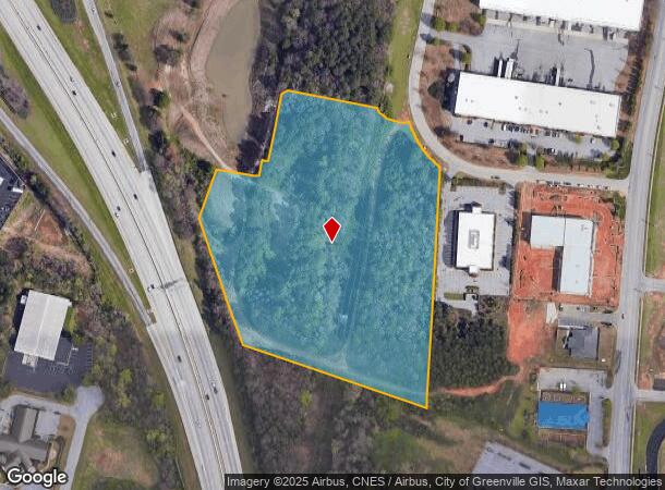  74 Brookfield Oaks Dr, Greenville, SC Parcel Map