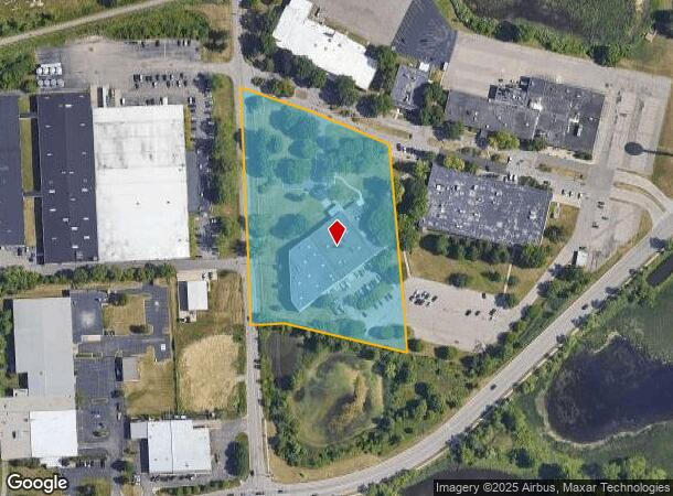 850 Ladd Rd, Walled Lake, MI Parcel Map