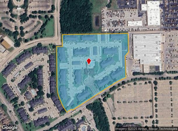  11881 Gulf Pointe Dr, Houston, TX Parcel Map