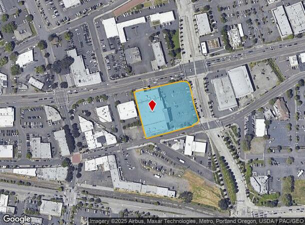  12155 Sw Broadway St, Beaverton, OR Parcel Map