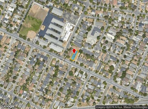  3411 Bay Rd, Redwood City, CA Parcel Map