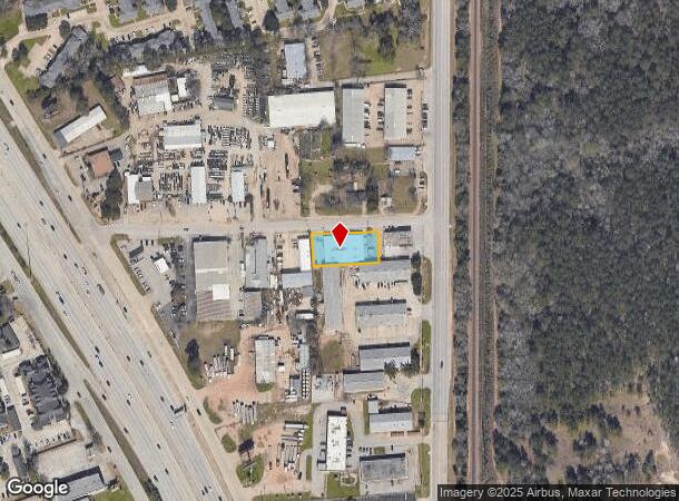  105 Rhodes St, Conroe, TX Parcel Map
