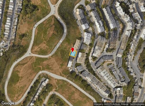  55 Crestline Dr, San Francisco, CA Parcel Map