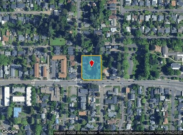 7601 Se Division St, Portland, OR Parcel Map