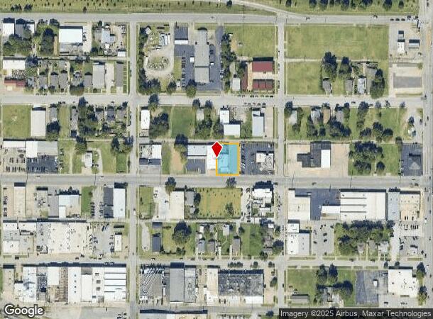  1529 E 3Rd St, Tulsa, OK Parcel Map