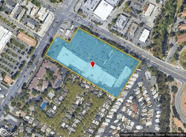  121 E El Camino Real, Mountain View, CA Parcel Map