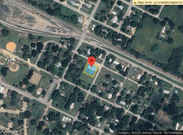  1408 Se 1St St, Smithville, TX Parcel Map