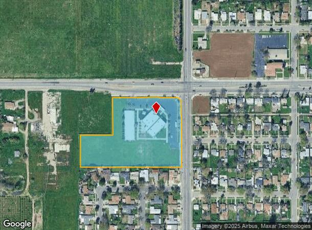  2604 S Martin L King Jr Blvd, Fresno, CA Parcel Map