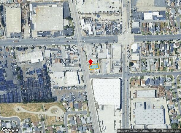  15328 S San Pedro St, Gardena, CA Parcel Map