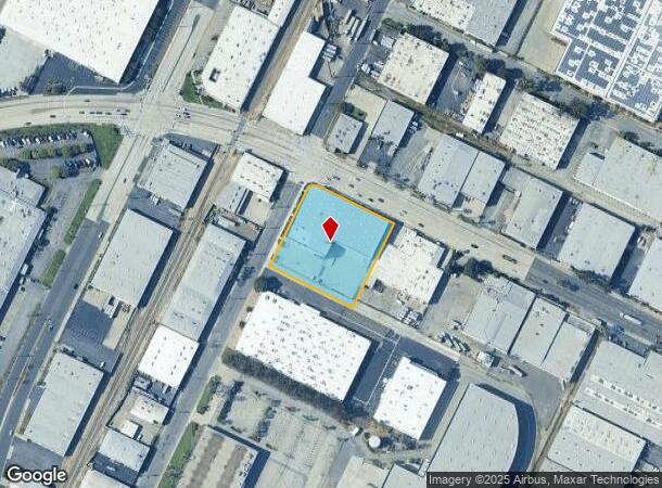  2222 E Yates Ave, Commerce, CA Parcel Map