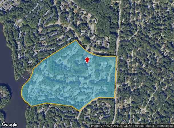 3100 Hidden Pond Dr, Raleigh, NC Parcel Map