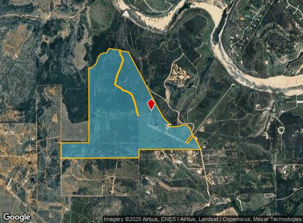  1033 Flying X Rd, Spicewood, TX Parcel Map