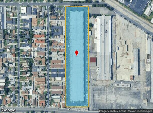 9268 1/2 Hall Rd, Downey, CA Parcel Map