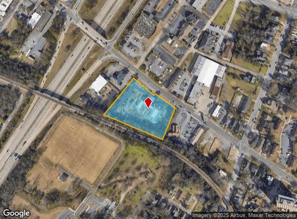  1600 Forsyth St, Macon, GA Parcel Map