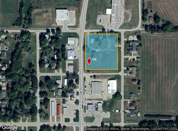 261 N 13Th St, Tecumseh, NE Parcel Map