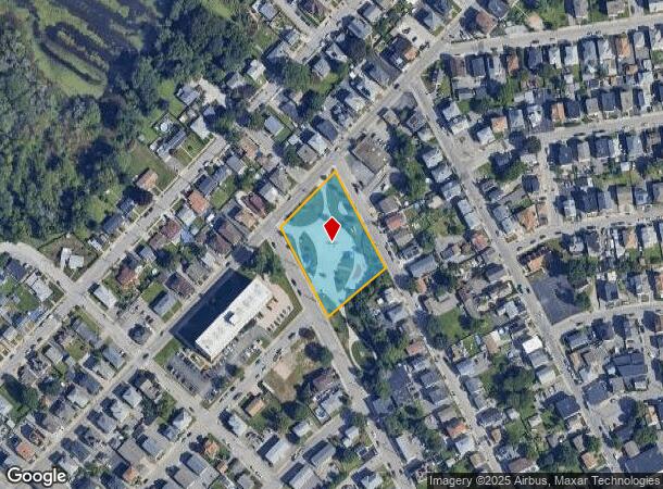  406 Hunt St, Central Falls, RI Parcel Map