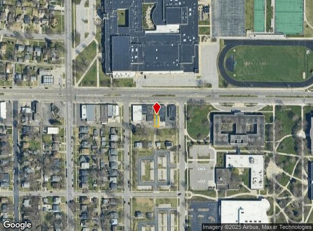  1614 Mishawaka Ave, South Bend, IN Parcel Map