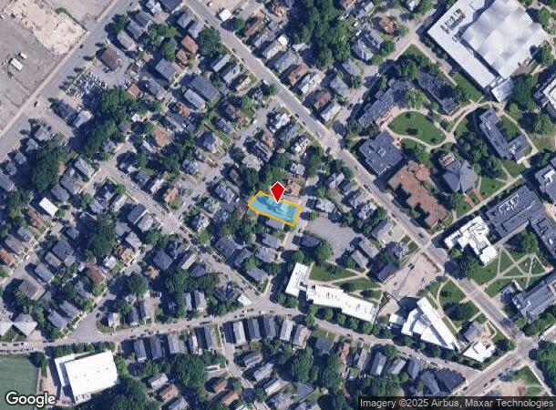 78 Florence St, Worcester, MA Parcel Map