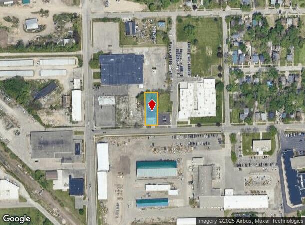  420 W Oakley St, Flint, MI Parcel Map