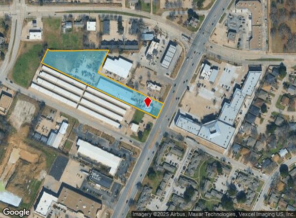  3410 S Cooper St, Arlington, TX Parcel Map