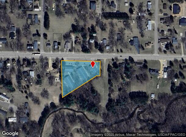  806 University Ave, Colfax, WI Parcel Map