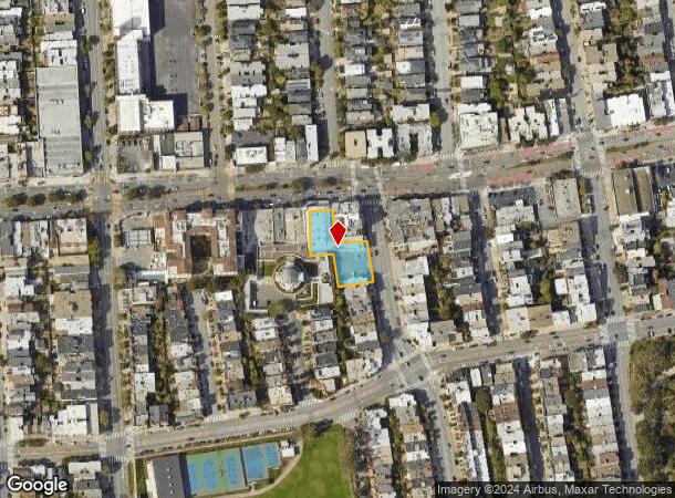  3535 Geary Blvd, San Francisco, CA Parcel Map