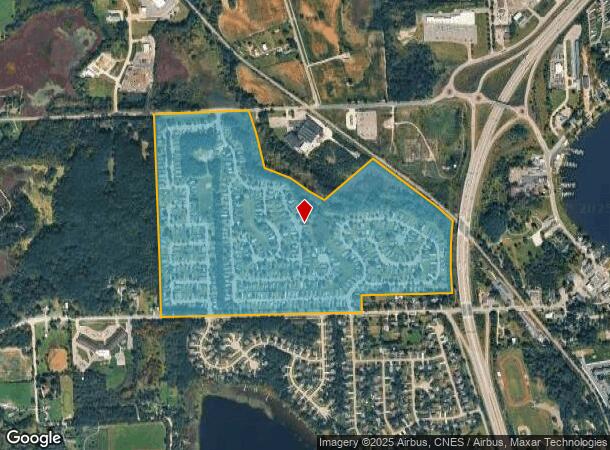 855 Eight Mile Rd, Whitmore Lake, MI Parcel Map