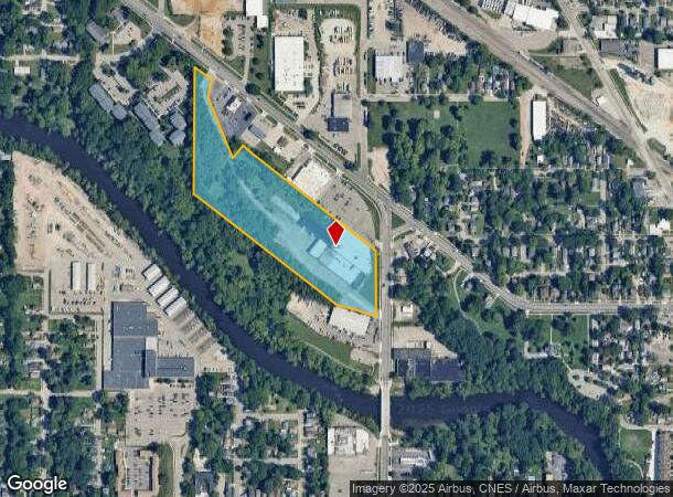 1611 N Grand River Ave, Lansing, MI Parcel Map