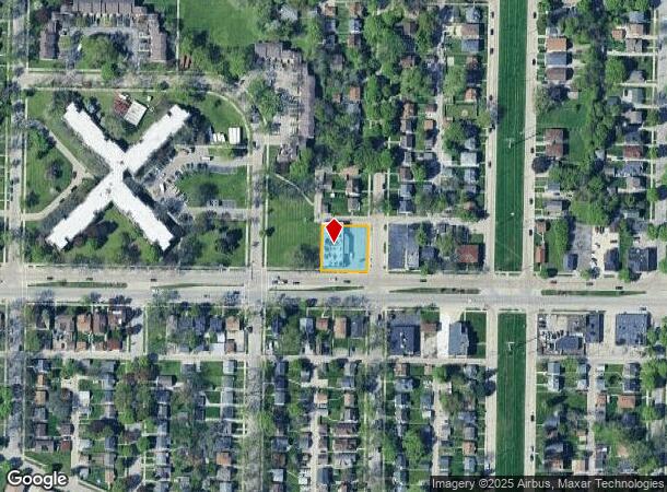  2110 W Hampton Ave, Milwaukee, WI Parcel Map