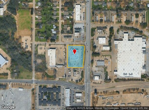 1020 N Collins St, Arlington, TX Parcel Map