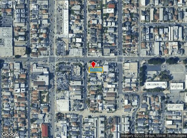 1606 Menlo Ave, Los Angeles, CA Parcel Map