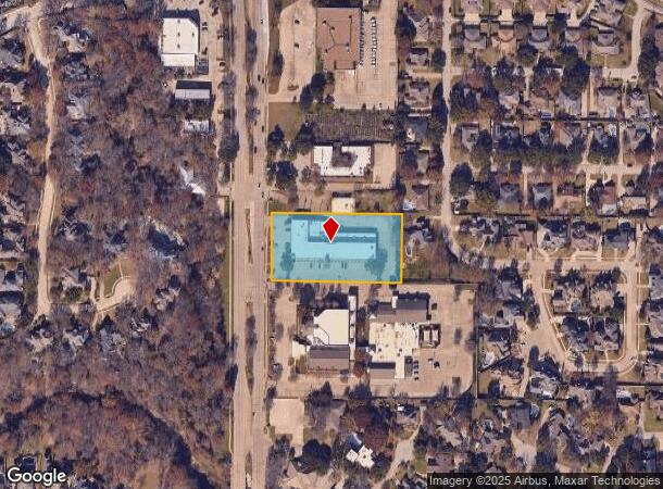  580 S Denton Tap Rd, Coppell, TX Parcel Map