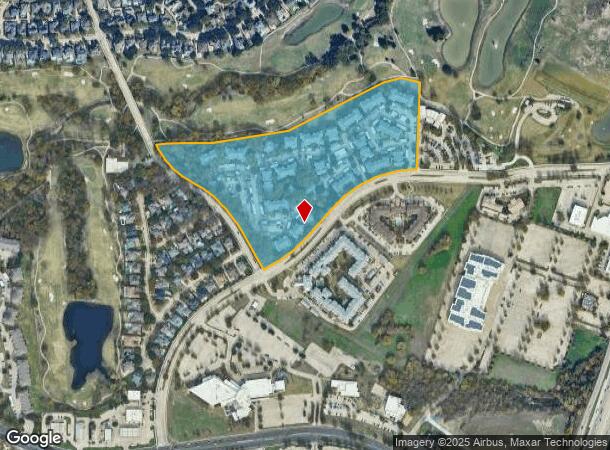  7101 Chase Oaks Blvd, Plano, TX Parcel Map