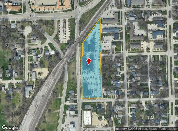  1002 S Main St, Normal, IL Parcel Map