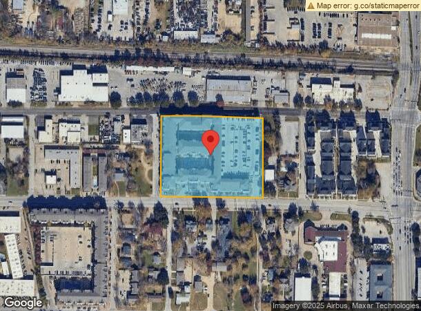  815 W Abram St, Arlington, TX Parcel Map