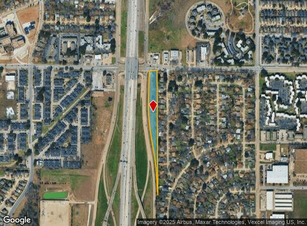2600 E Park Row Dr, Arlington, TX Parcel Map