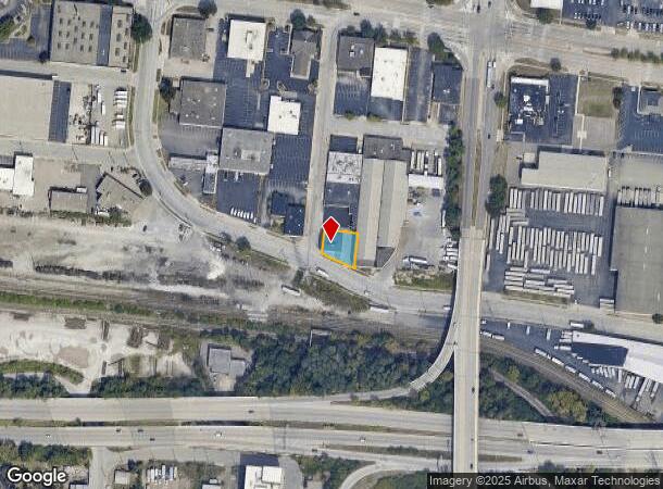 640 Carr St, Cincinnati, OH Parcel Map