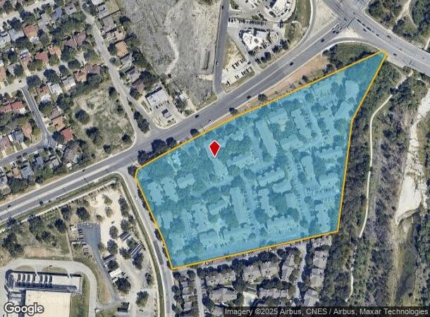  7520 Potranco Rd, San Antonio, TX Parcel Map