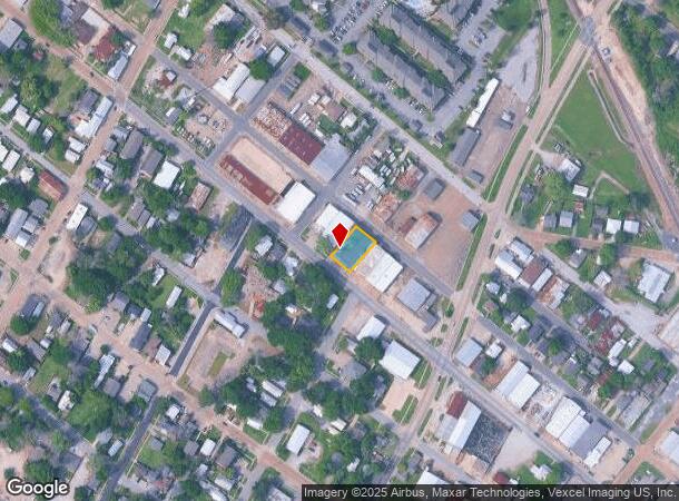  1617 Jefferson St, Lafayette, LA Parcel Map