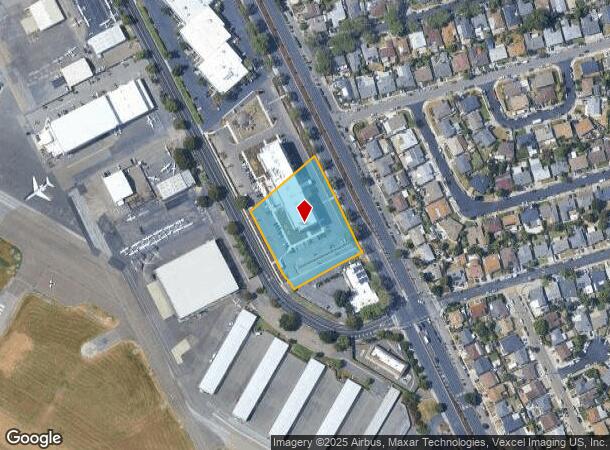 22005 Skywest Dr, Hayward, CA Parcel Map