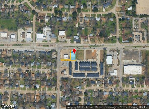  1916 E Abram St, Arlington, TX Parcel Map