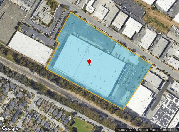  1625 Rollins Rd, Burlingame, CA Parcel Map