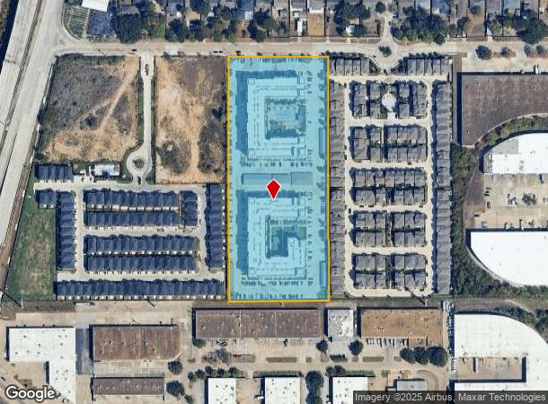  2717 Minimax St, Houston, TX Parcel Map