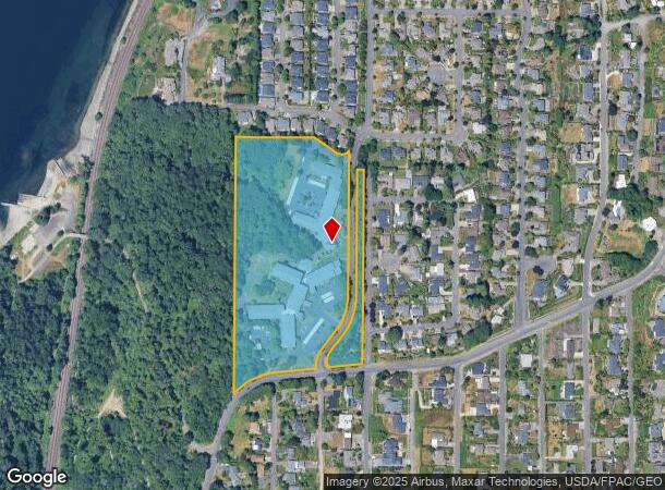  802 N Laurel Ln, Tacoma, WA Parcel Map