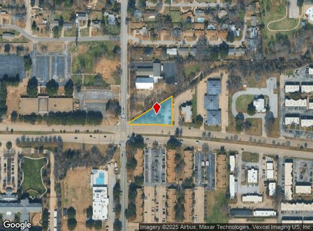 1151 W Pioneer Pkwy, Arlington, TX Parcel Map