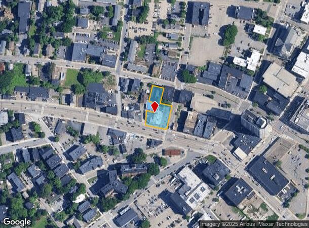  43 Chandler St, Worcester, MA Parcel Map