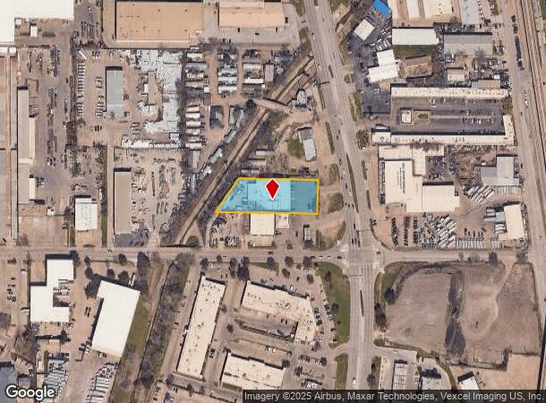  10217 Harry Hines Blvd, Dallas, TX Parcel Map