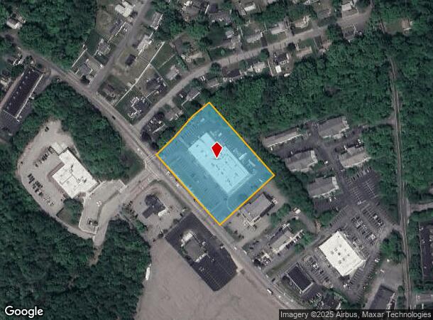  1768 Main St, Tewksbury, MA Parcel Map