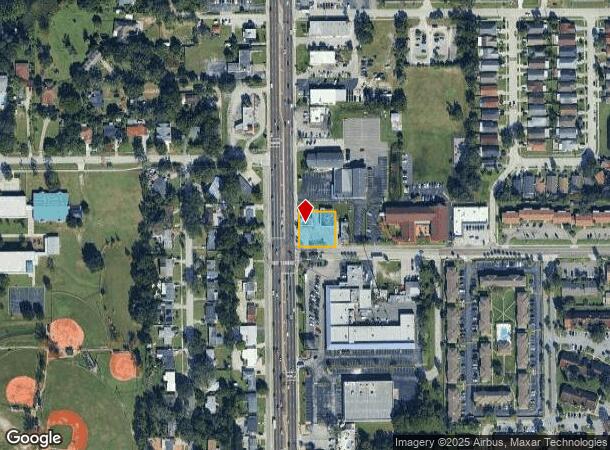 1 N Semoran Blvd, Orlando, FL Parcel Map
